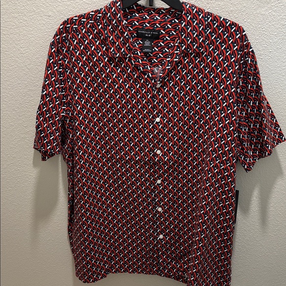 Shaquille O’Neal Other - NEW Black and Red Patterned Men's Shirt by Shaquille O’Neal